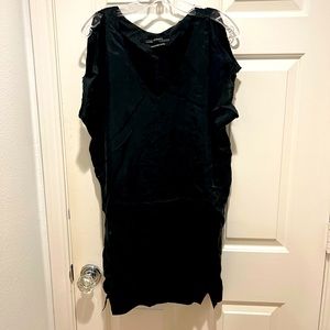ALL SAINTS blk silk dress!